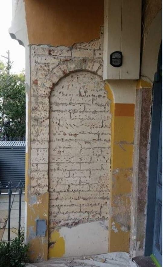 Before, Rendered entrance archway