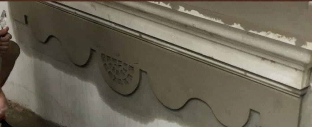 After, Window sill and cornice