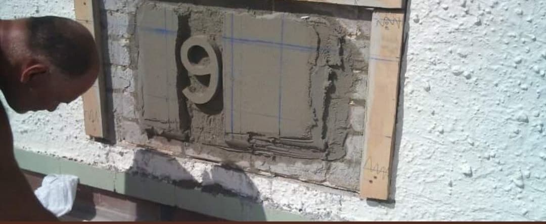 Before, Datestone, cleaned and restored